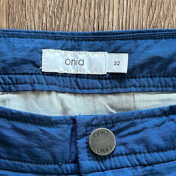 Onia The Calder 7.5" Navy Swim Trunks Size 32 Mesh Lined Pockets - Picture 3 of 7
